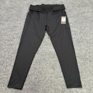 Copper Life Womens Leggings XL Black Compression Adjustable Lower Back Support